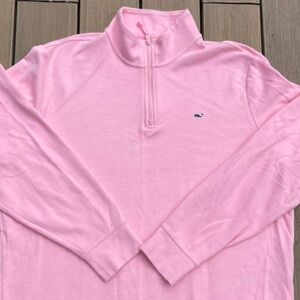 Vineyard Vines sz XL pink 1/4 zip sweatshirt